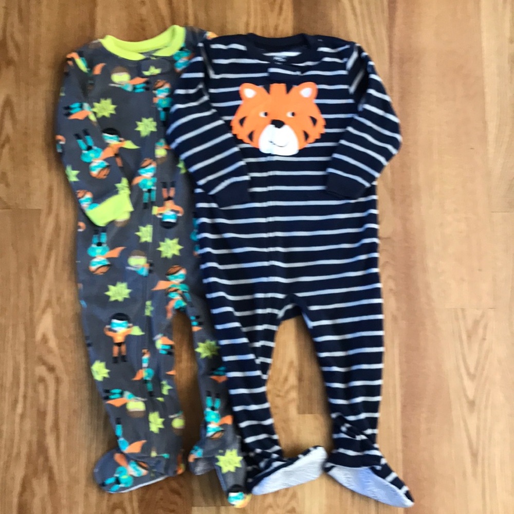 Kids fleece sleepers